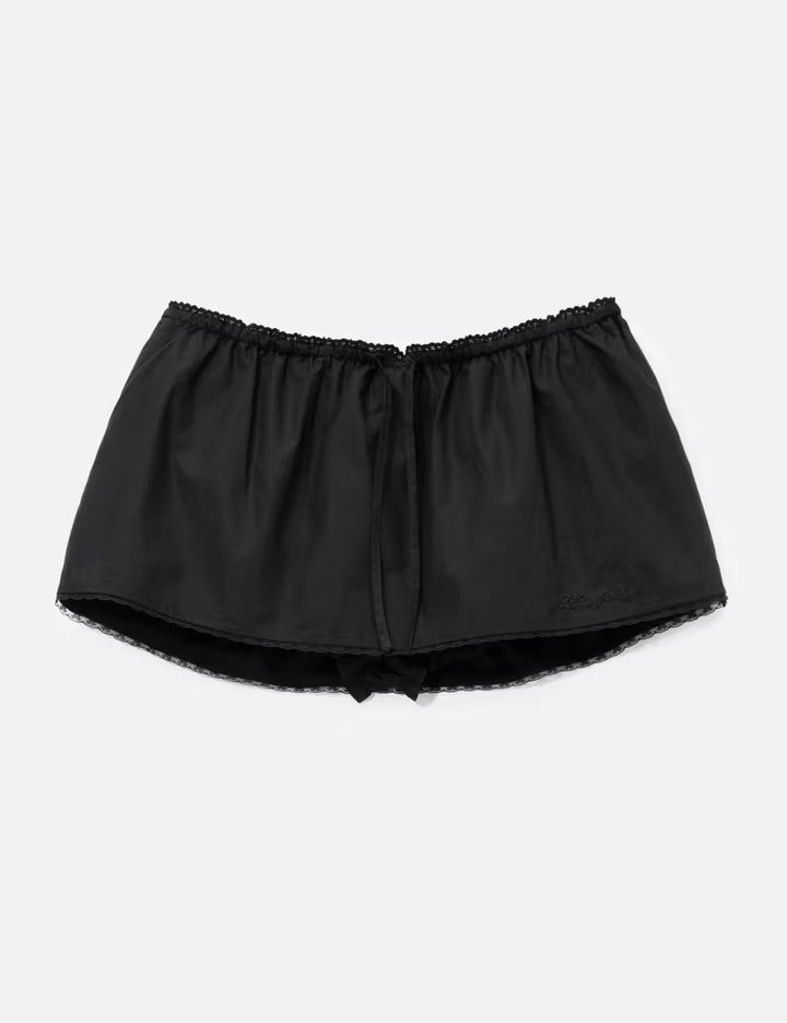 G Classic Lace-Up Mini Skirt