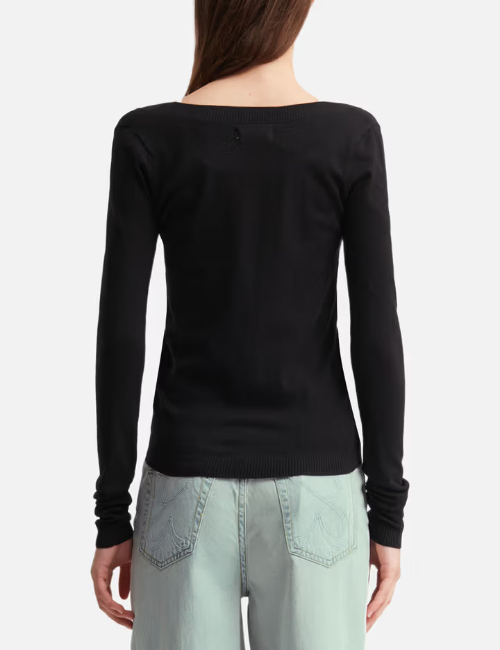 G Deep V-Neck Knit