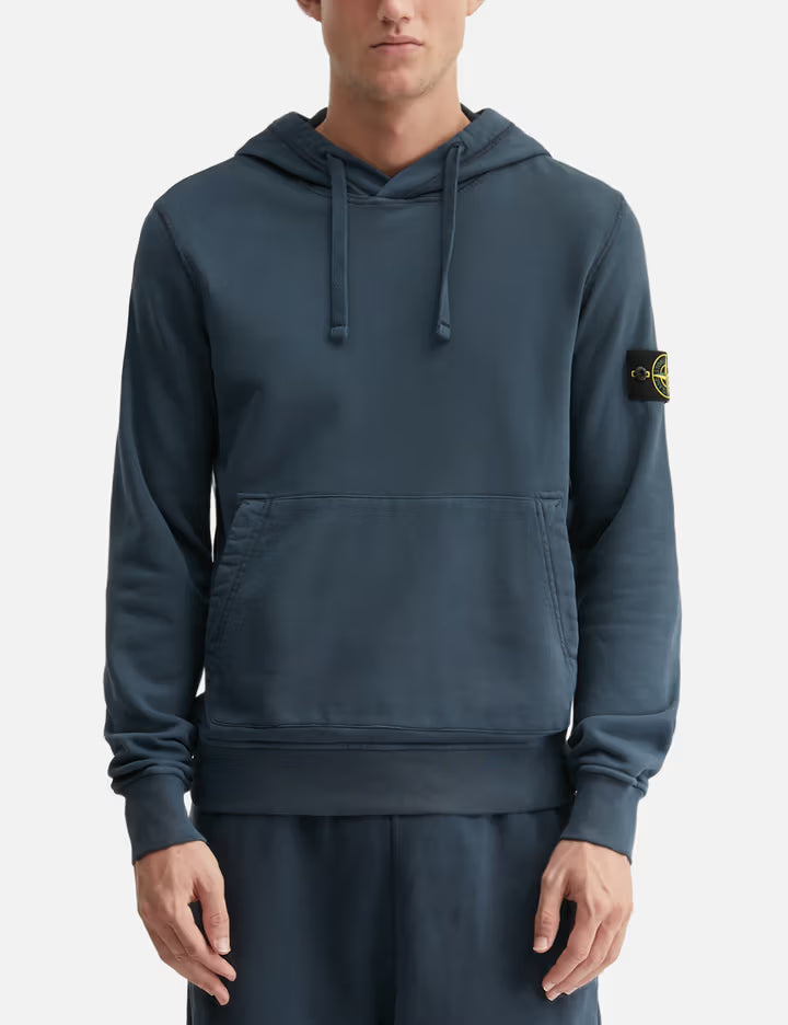Garment Dyed Cotton Fleece Hoodie