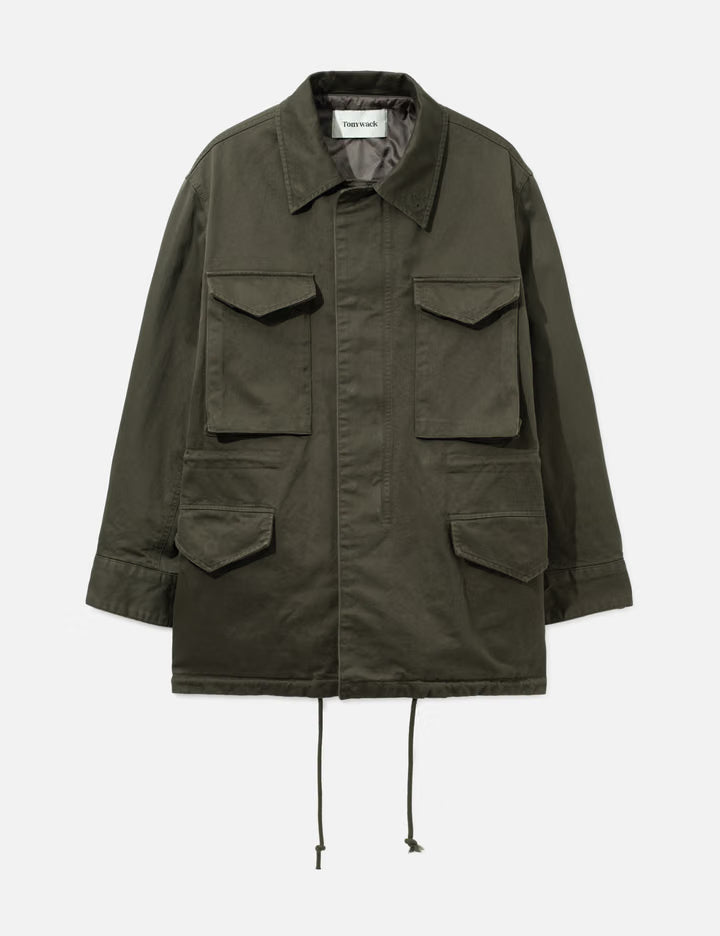 Garment Washed Cotton Field Jacket
