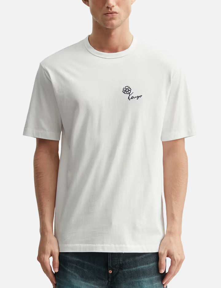 'KENZO Tulip' Embroidered T-Shirt