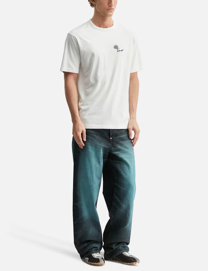 'KENZO Tulip' Embroidered T-Shirt