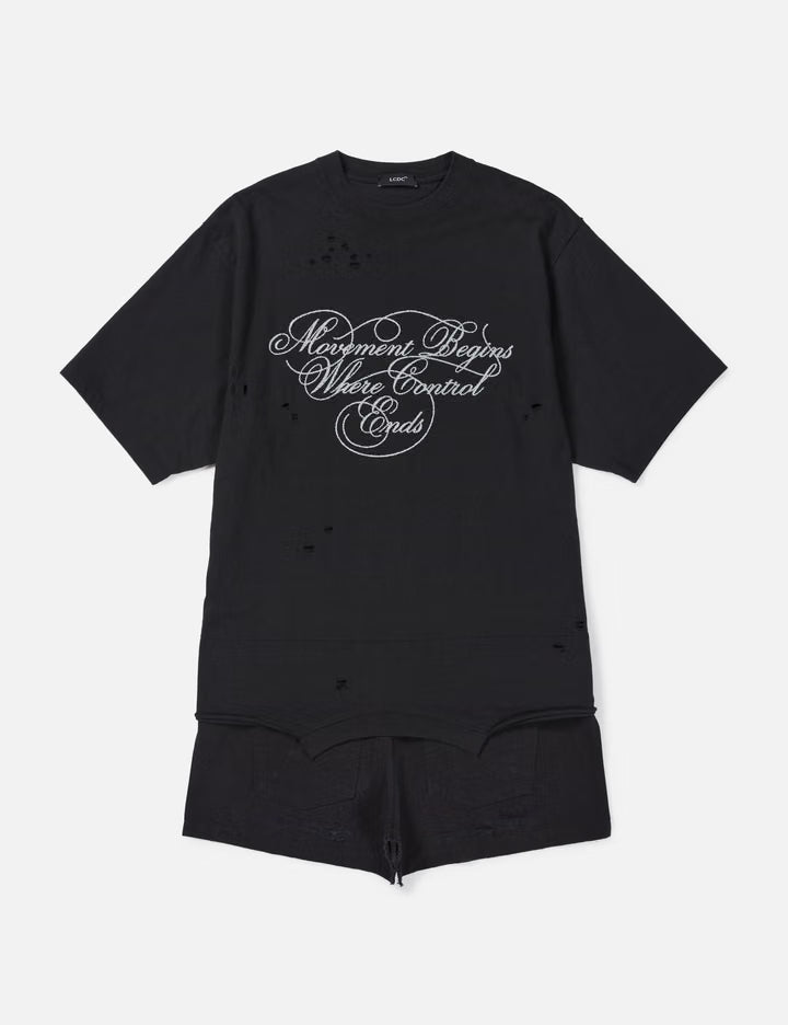 Graphic Layered Dress
