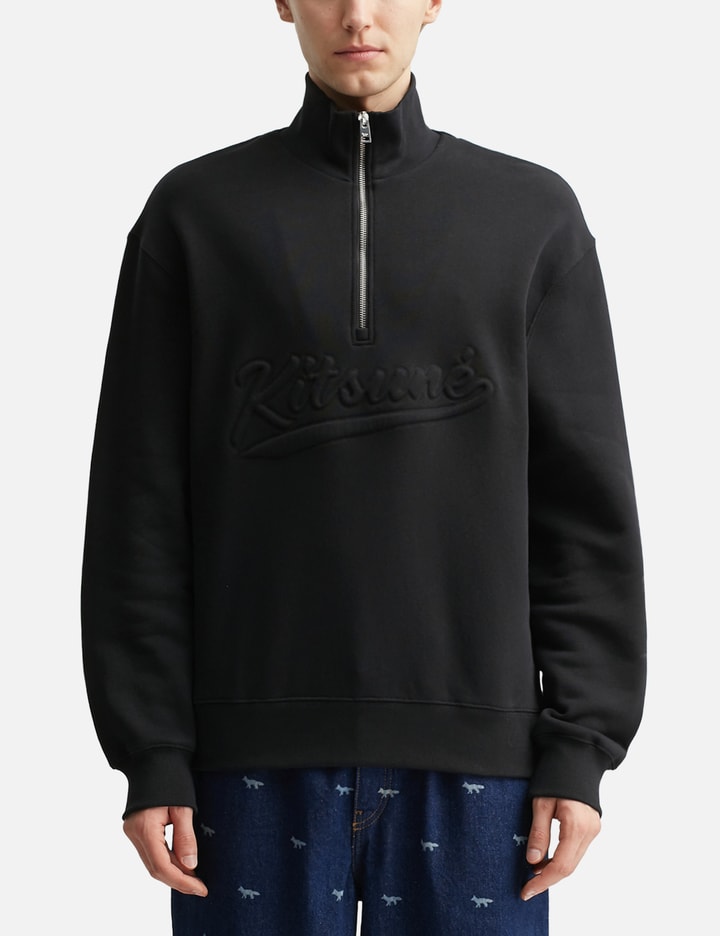 Varsity Half-Zip Comfort Sweater