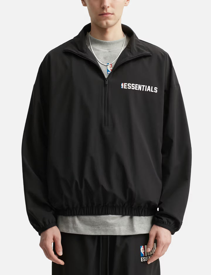 Fear Of God Essentials X NBA Nylon 1/2 Zip Track Jacket