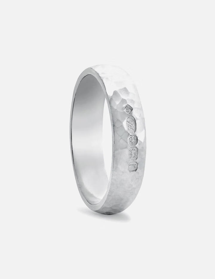 Hammered Ring 5mm