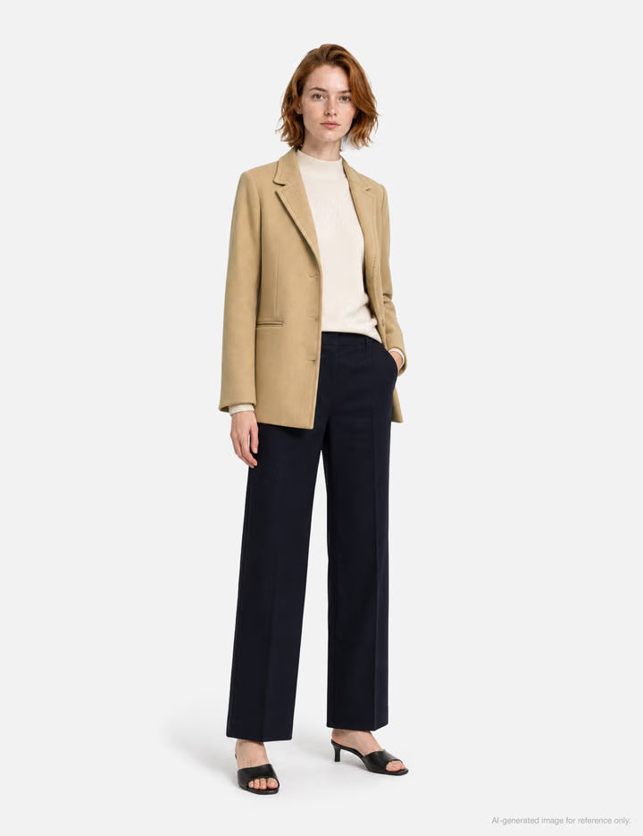 Hannah Wool Jacket In Beige