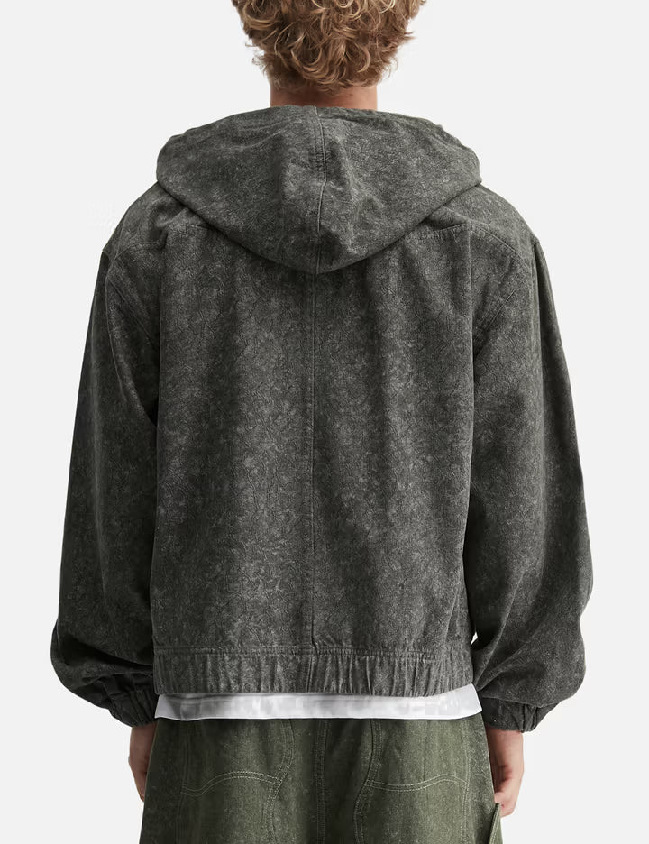 Hooded Denim Jacket