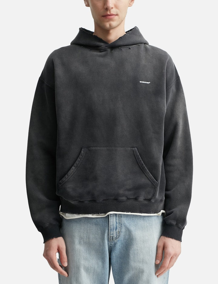 SHELTER "Logo" Washed Hoodie