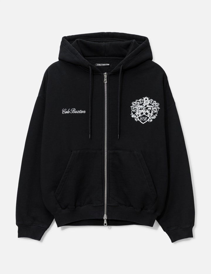Collegiate Crest Zipped Hoodie