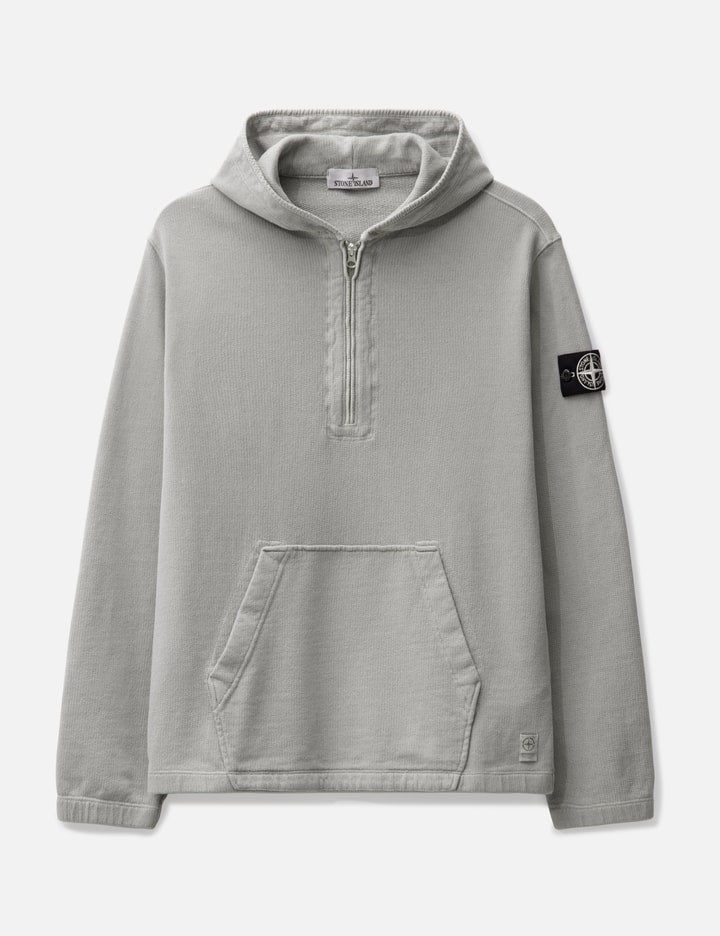 70% Recycled Cotton Fleece Hooded Sweatshirt