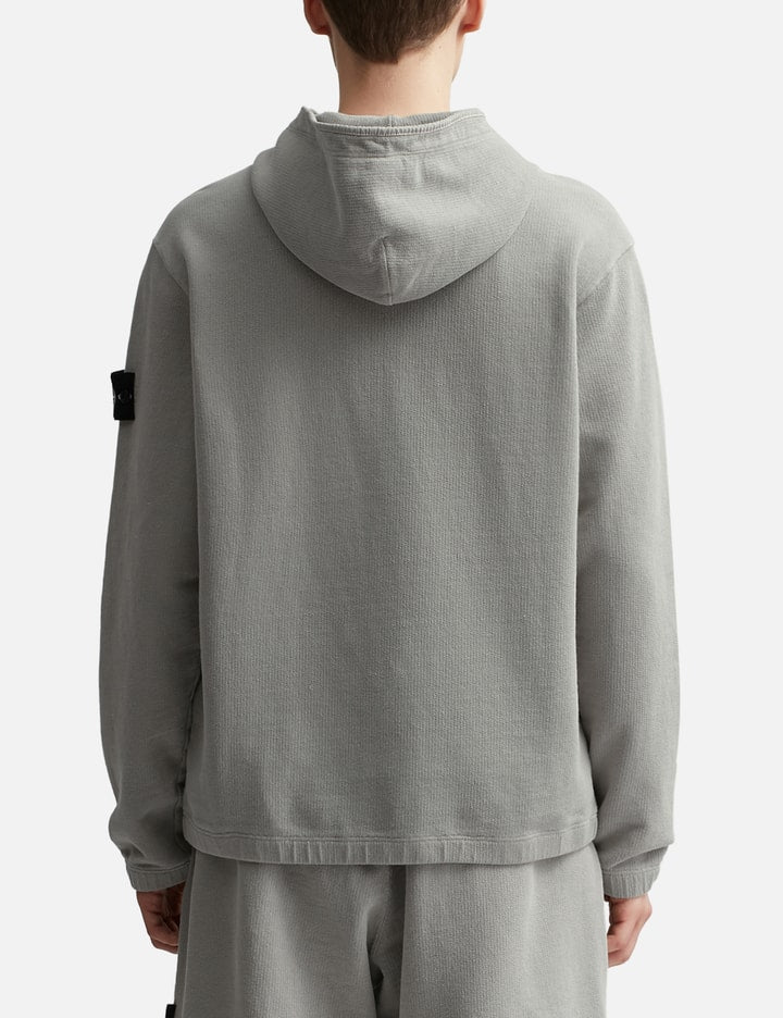 70% Recycled Cotton Fleece Hooded Sweatshirt