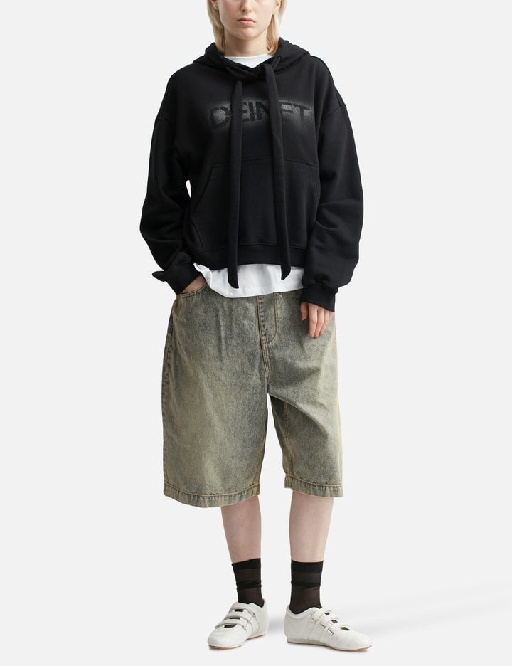 Ribbon String Point Hoodie