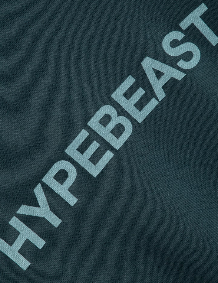 GARMENT DYED LOGO ZIP-UP HOODIE