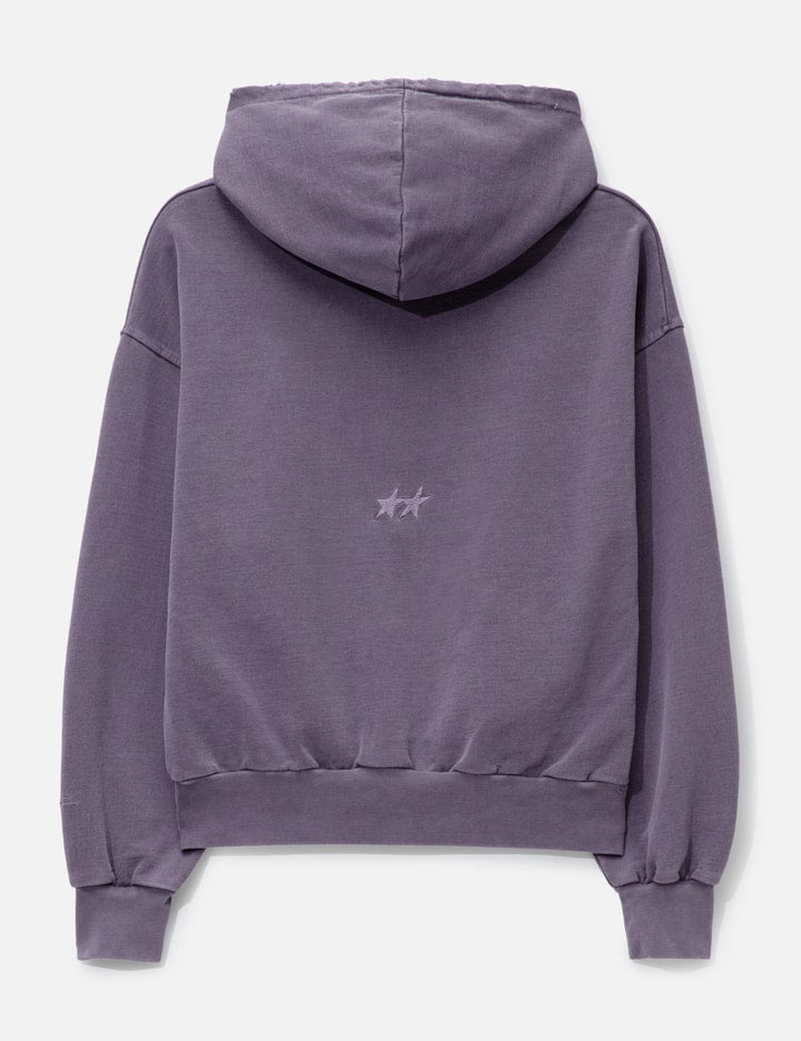 Pigment Dyed Purple Icon Hoodie