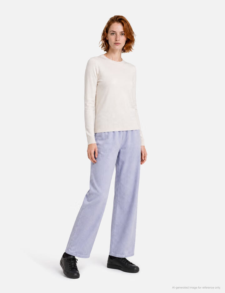Hudson Banding Denim In Lilac