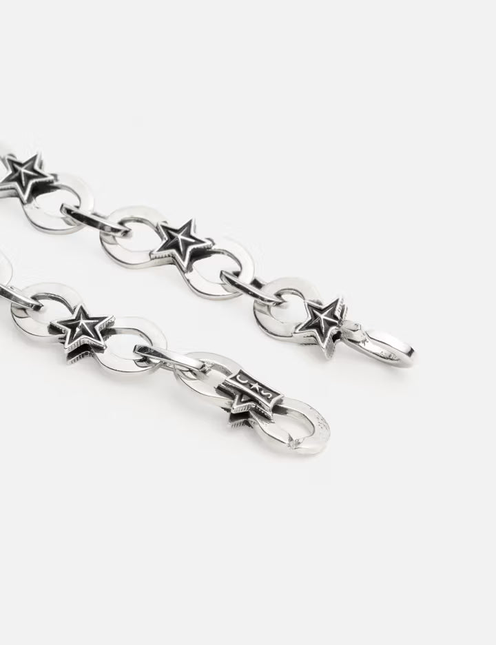 Infinity Link W / Small Star Bracelet