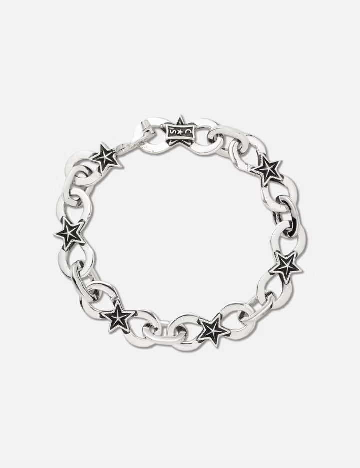 Infinity Link W / Small Star Bracelet
