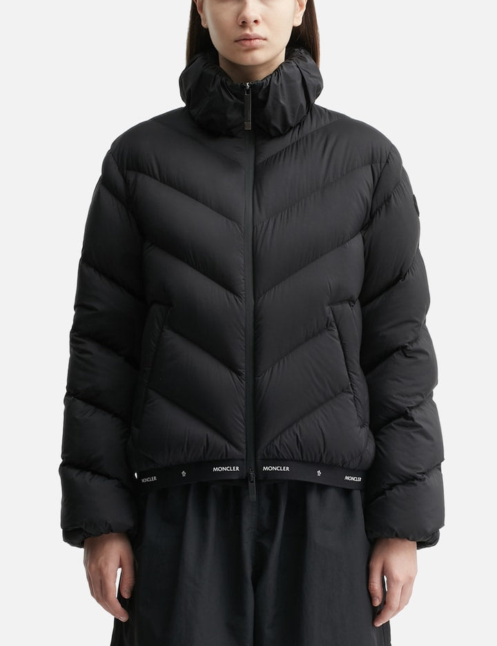Grignan Diagonal-Quilted Short Down Jacket