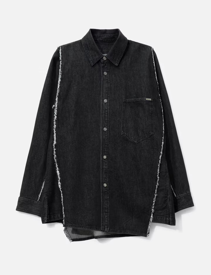 Polyptych Embroidered Denim Shirt
