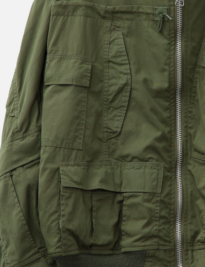 Junya Watanabe Man x Rebuild By Needles Cotton Nylon Oxford Reversible Bomber Jacket
