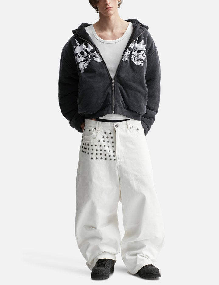 "Casey" Printed Reversible Bomber Jacket