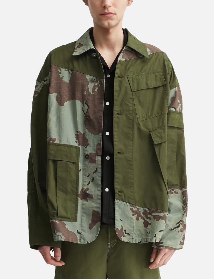 NÒMARHYTHM TEXTILE X Needles Rebuild Coverall Jacket