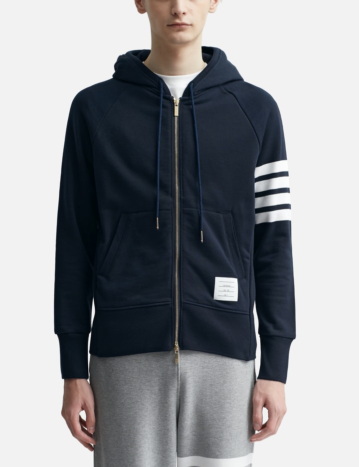 4-Bar Zip-Up Hoodie