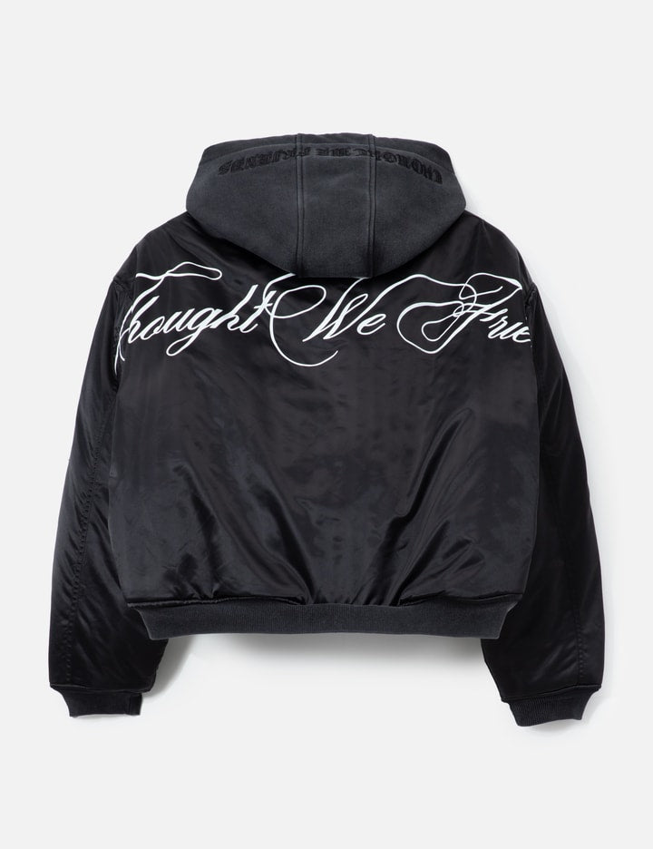 "Casey" Printed Reversible Bomber Jacket