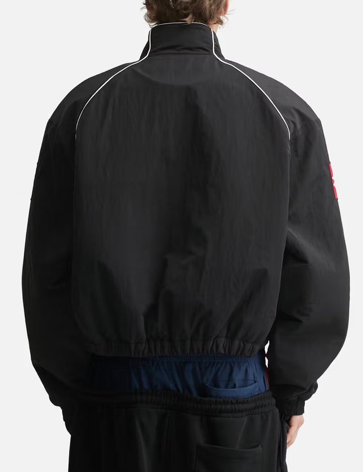 Exaggerated Shoulder Track Jacket