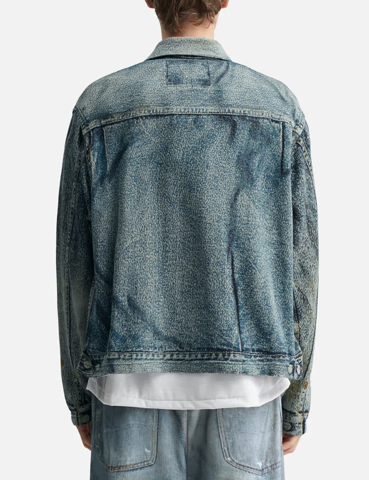 Knit Denim Jacket