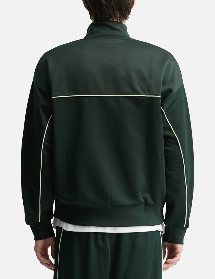 Satin Effect Zip-Up Fleece Sweatshirt