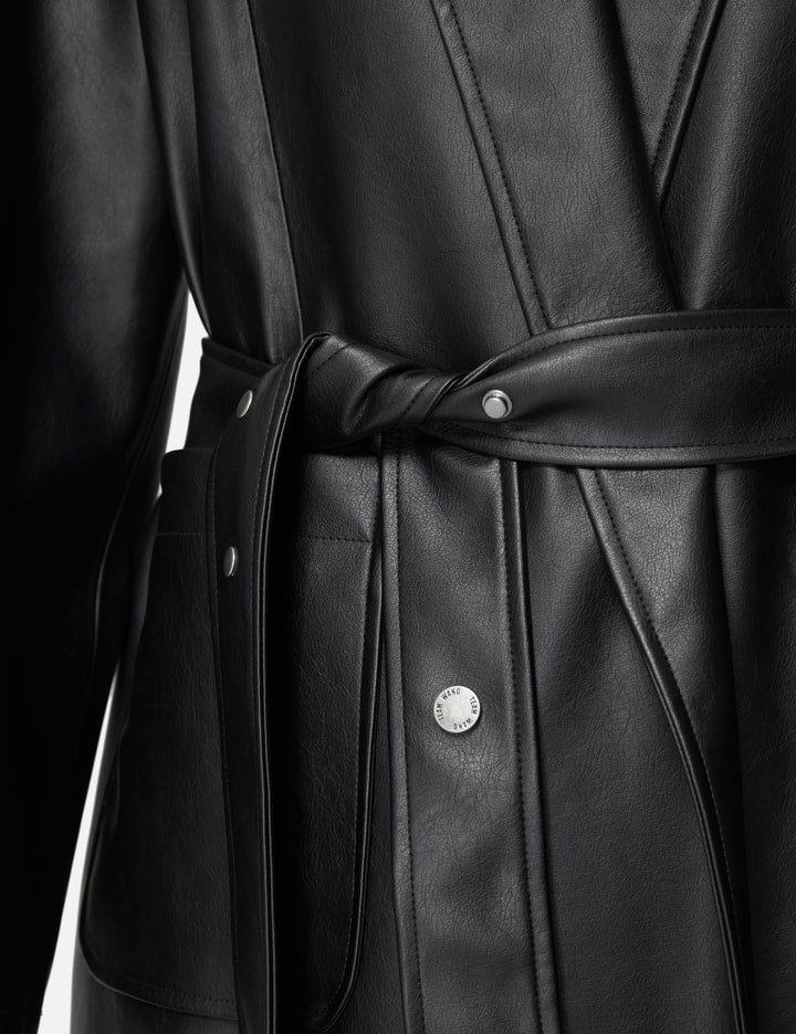 Choices Faux Leather Coat