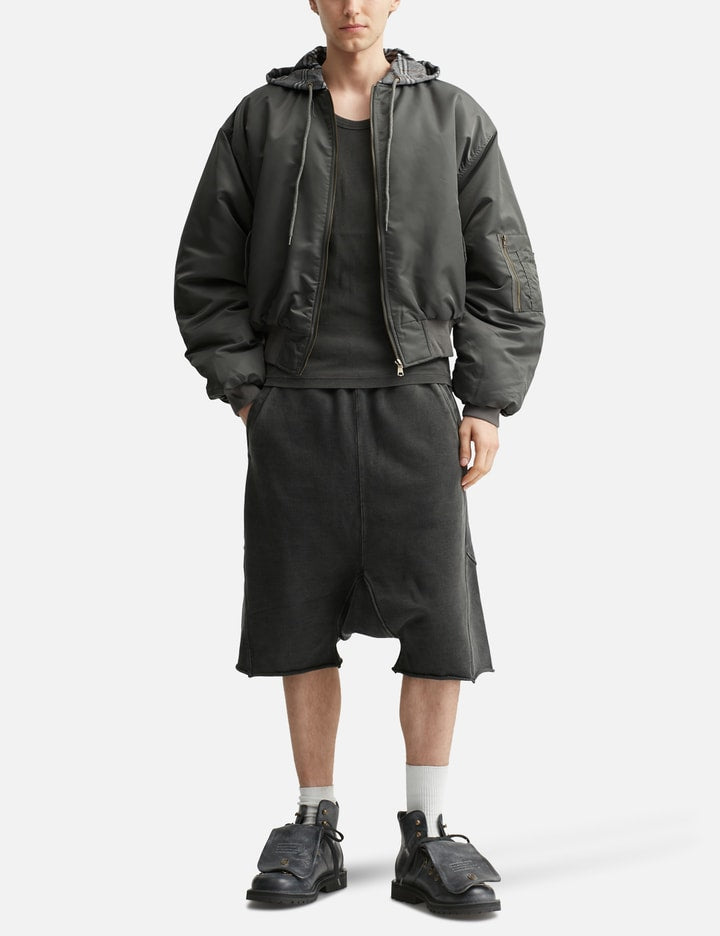 Bomber W Plaid Hood
