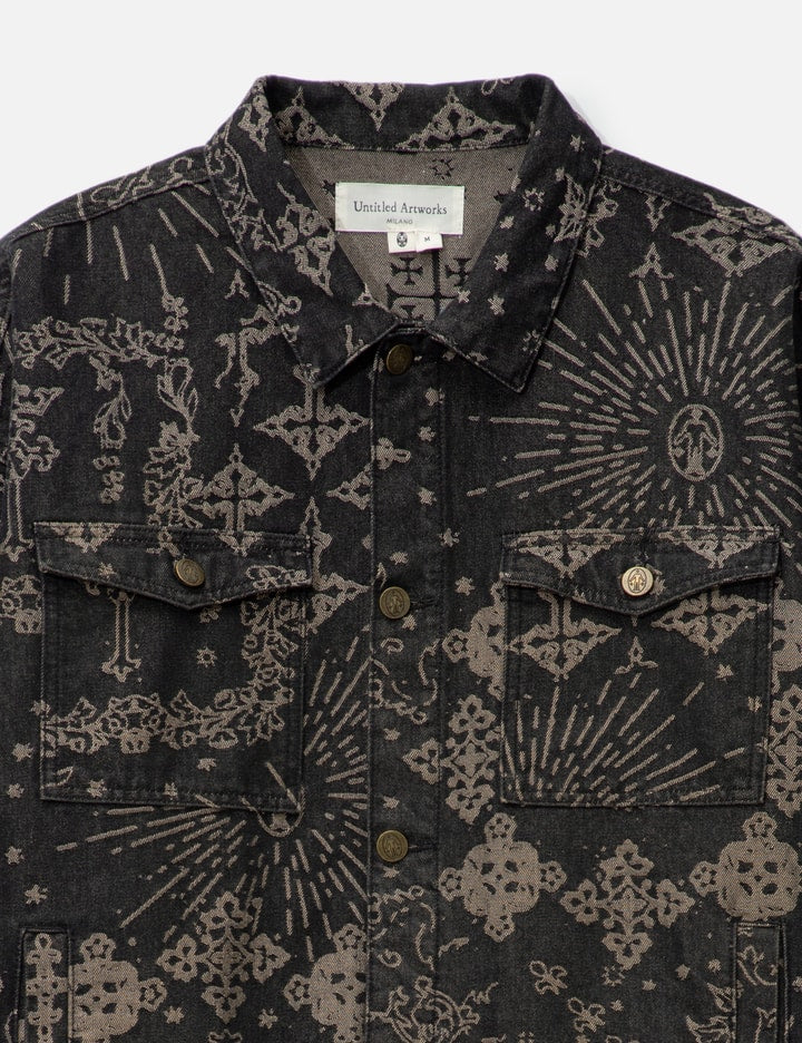 Jacquard Denim Jacket
