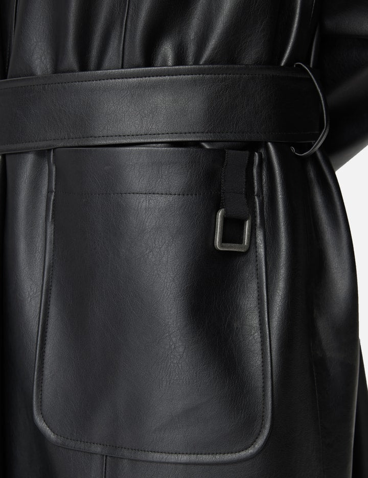 Choices Faux Leather Coat