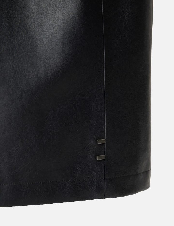 Choices Faux Leather Coat