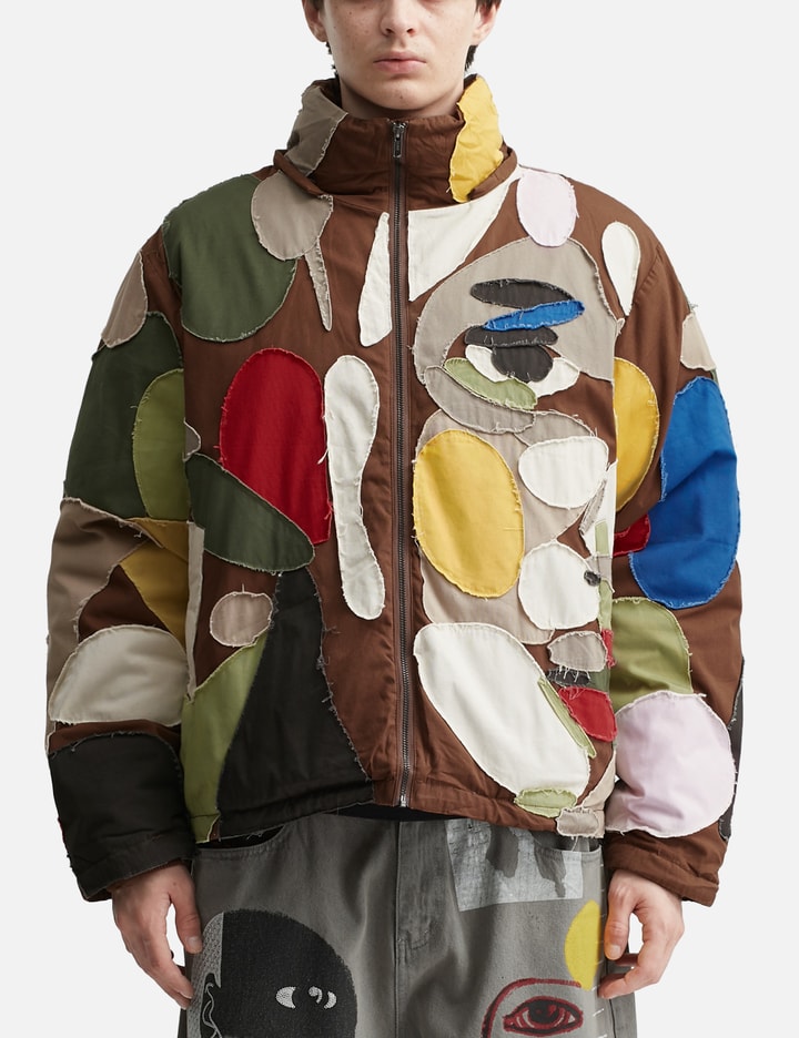Patchworked Face Down Puffer