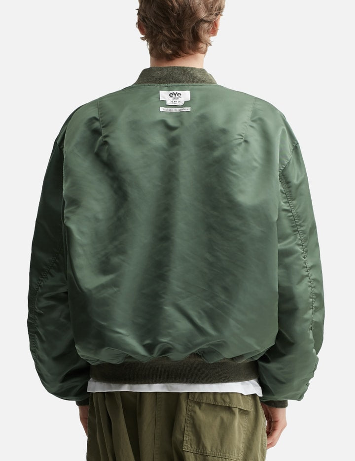 Junya Watanabe Man x Rebuild By Needles Cotton Nylon Oxford Reversible Bomber Jacket
