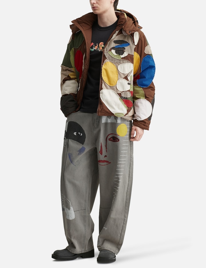 Patchworked Face Down Puffer