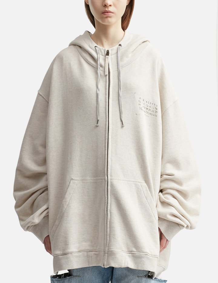 Stamp Logo Zip Hoodie