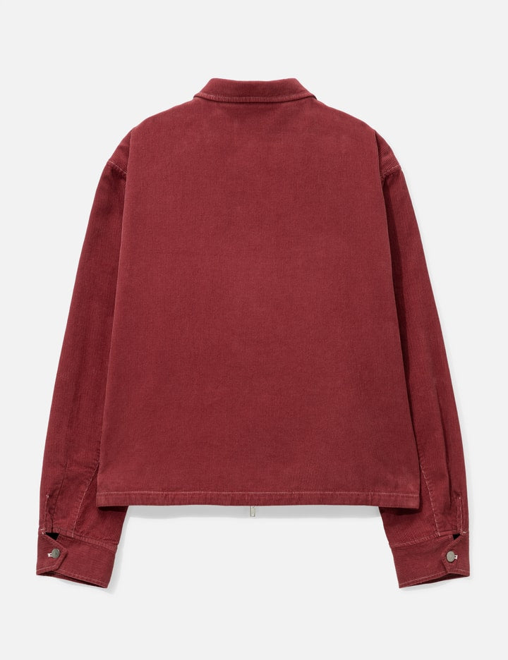 Garment Dyed Corduroy Zip Jacket