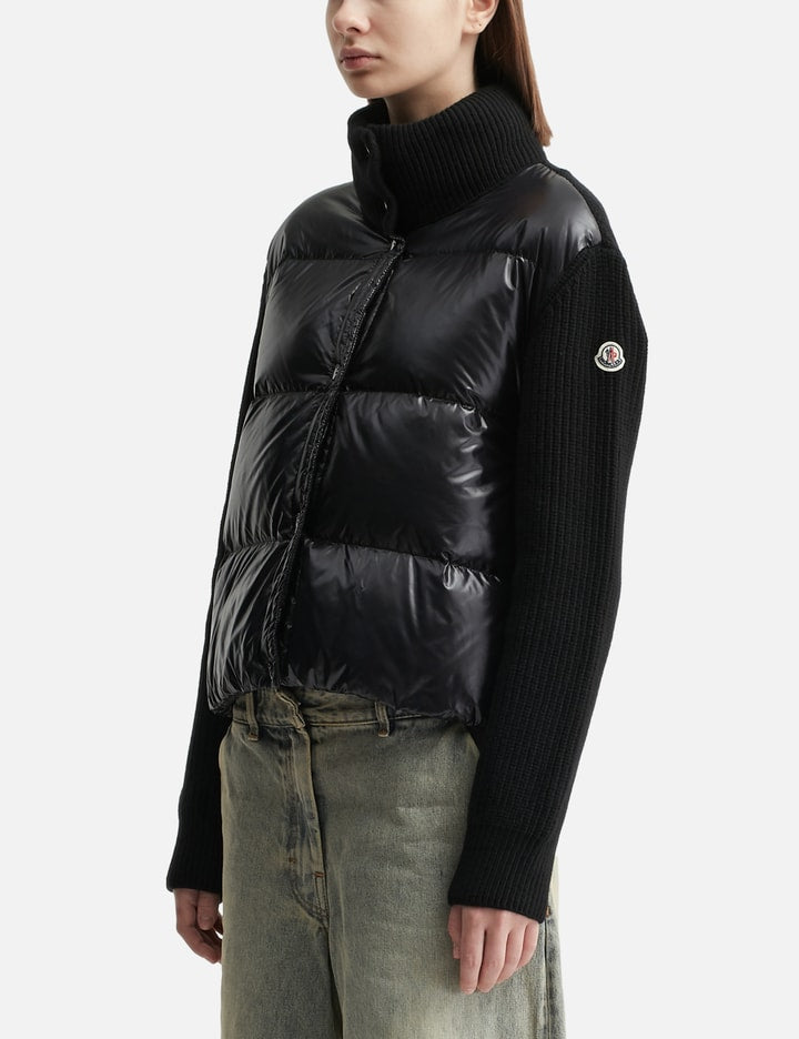 Padded Wool Cardigan