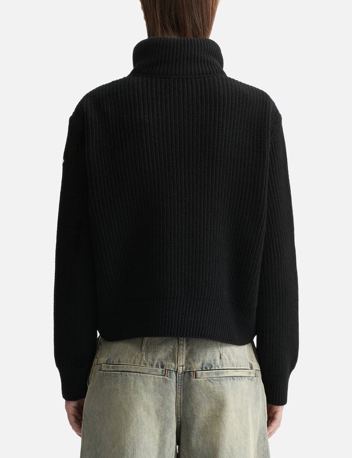 Padded Wool Cardigan