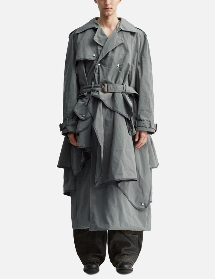 Draped Umbrella Trenchcoat