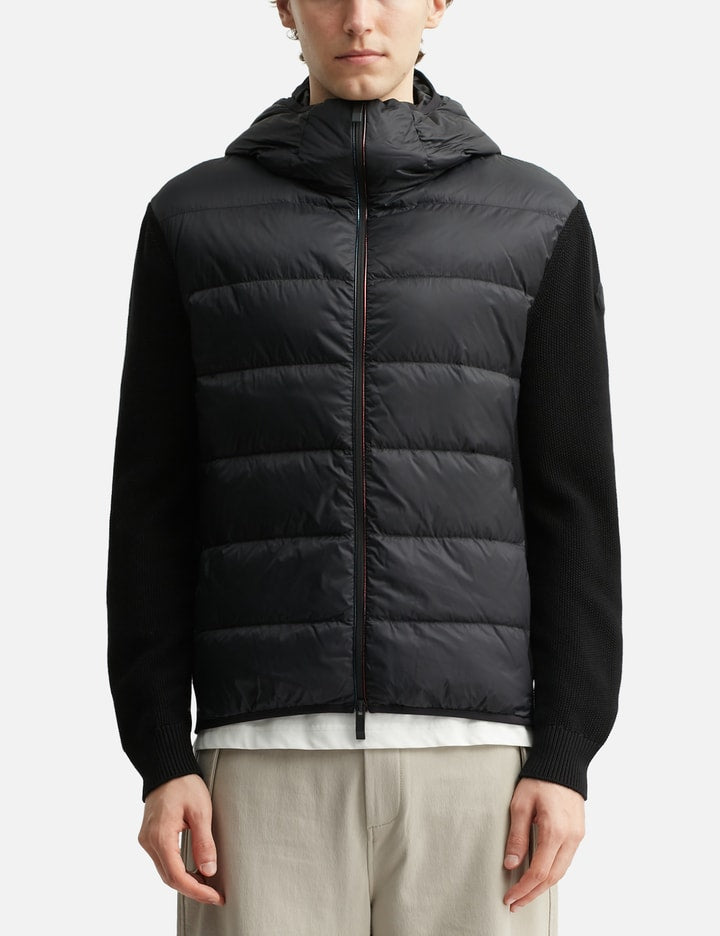 Padded Cotton Zip-Up Hoodie