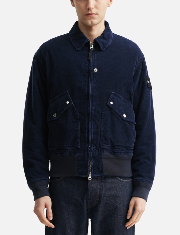 Indigo Micro Corduroy Jacket