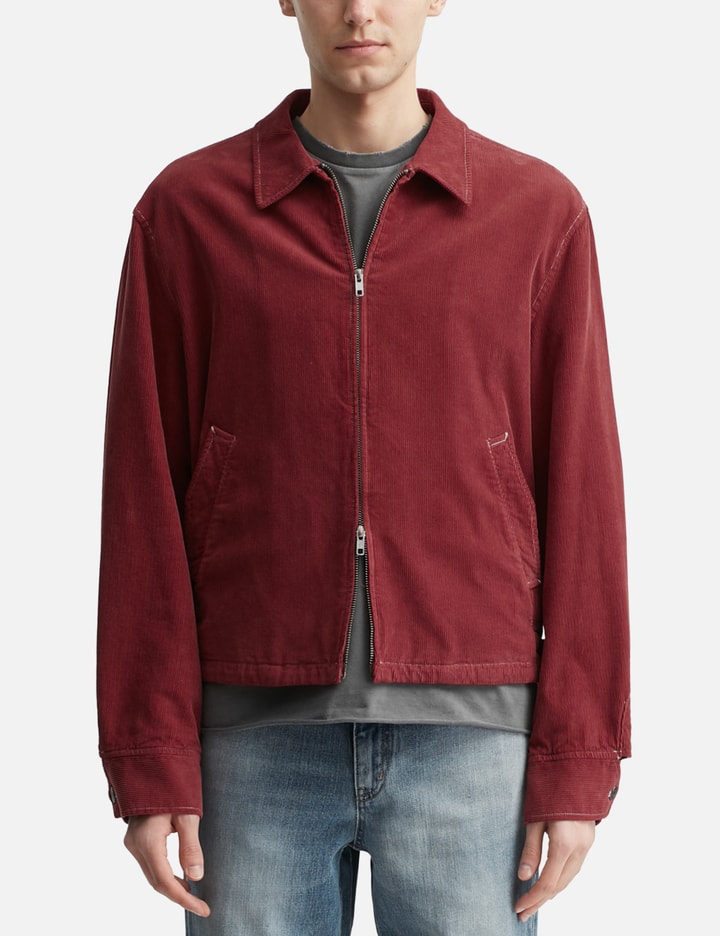 Garment Dyed Corduroy Zip Jacket