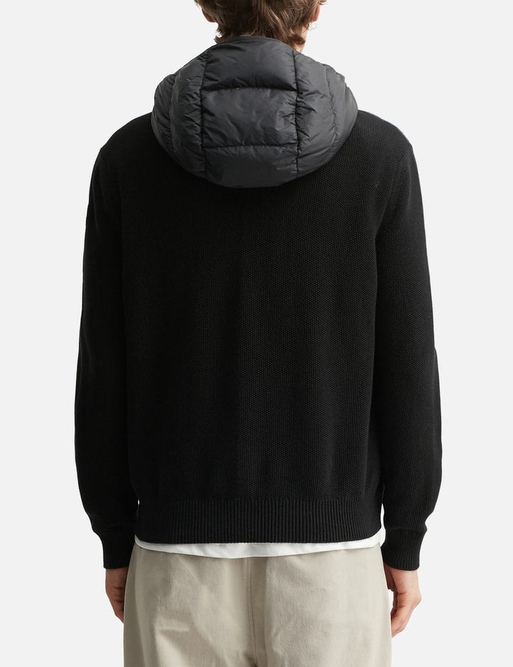 Padded Cotton Zip-Up Hoodie