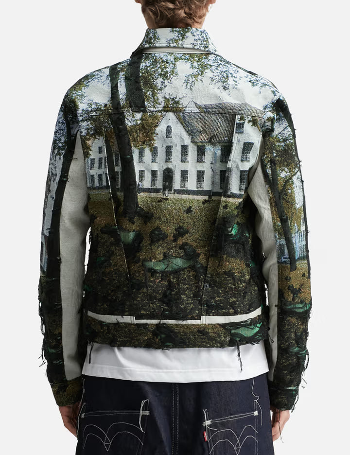 Gobelin Weave Trucker Jacket